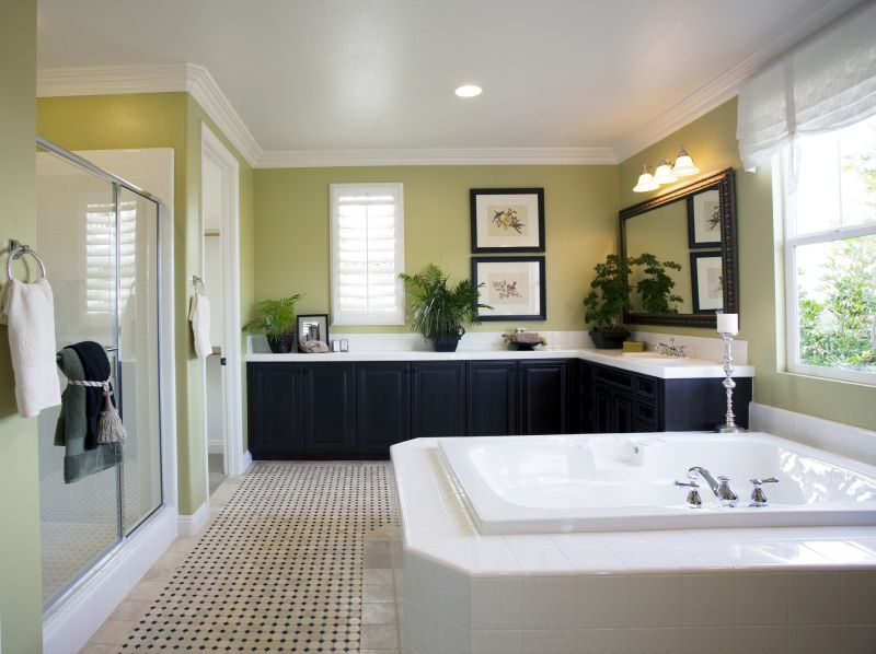 Spa-Style Tub Area