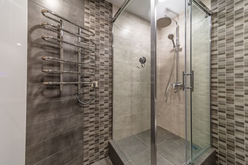 Modern Shower with Glass Doors